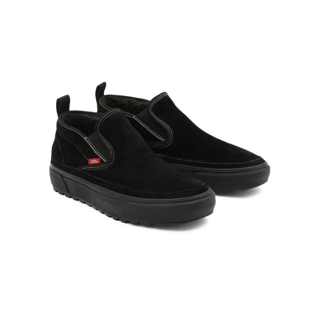 Vans Mid Slip MTE-1 Shoes - Black Suede