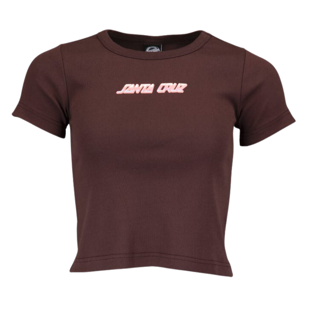 Santa Cruz Womens T-Shirt 'Obscure Strip' - Plum