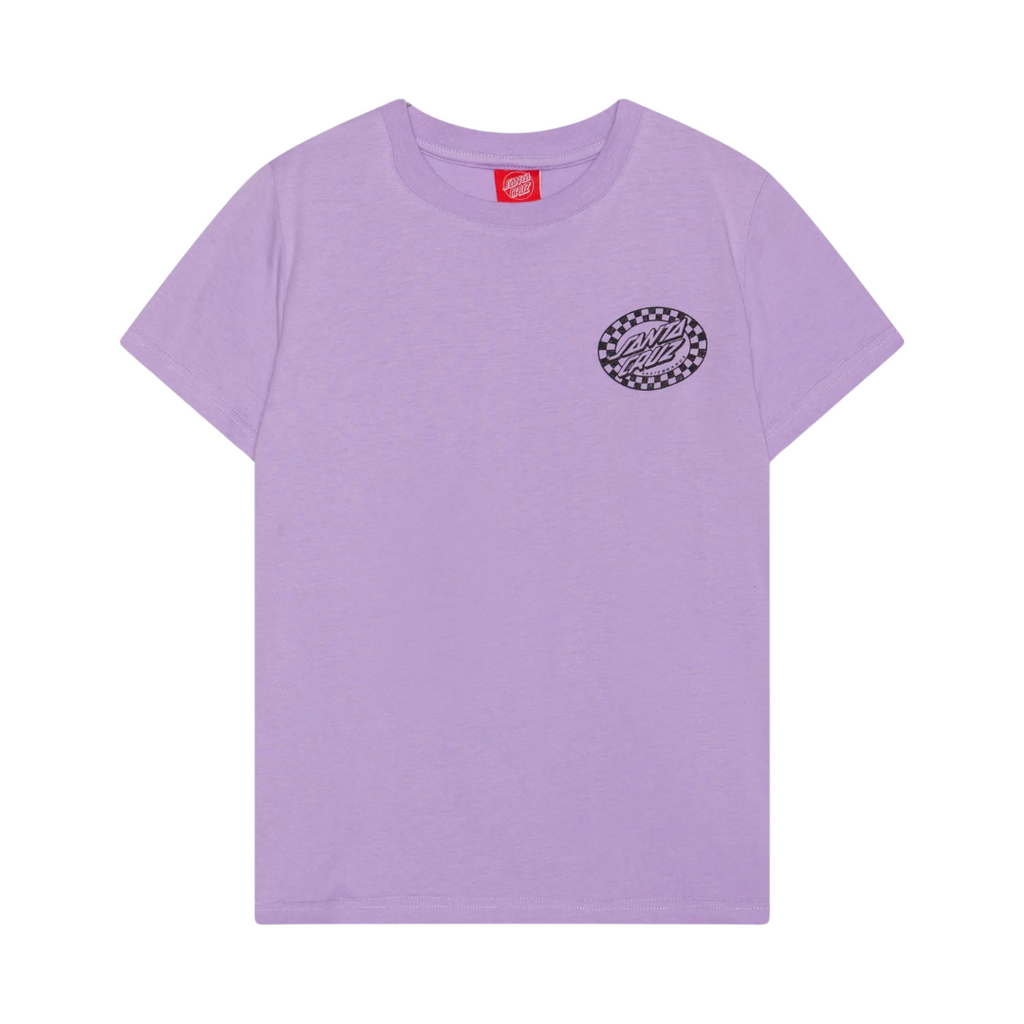 Santa Cruz - Youth Oval Mono T-Shirt - Digital Lavender