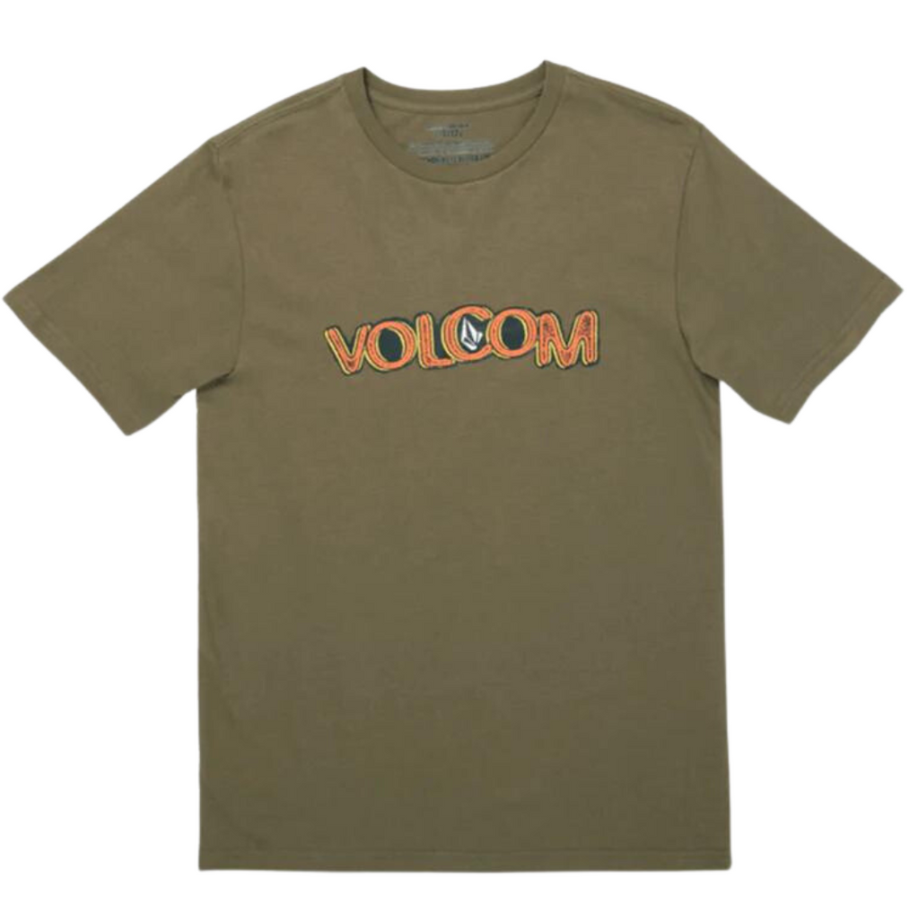 Volcom 'Squable' Youth T-Shirt - Military Green