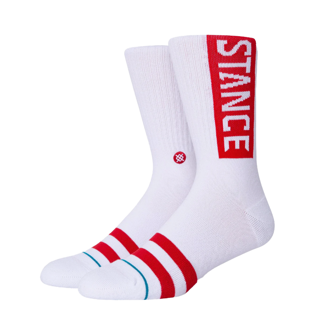 Stance Socks - OG - White/Red