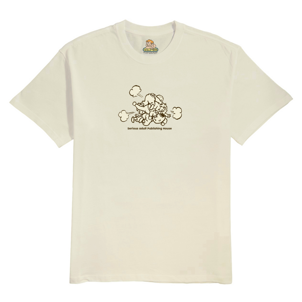 Serious Adult After School Club Tee Natural
