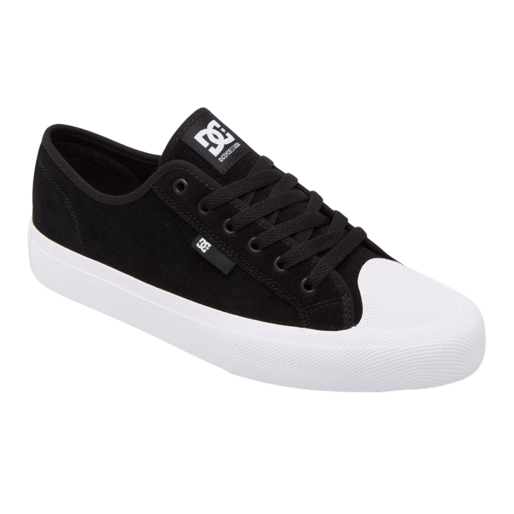 DC Manual RT S Suede Shoes - Black / White