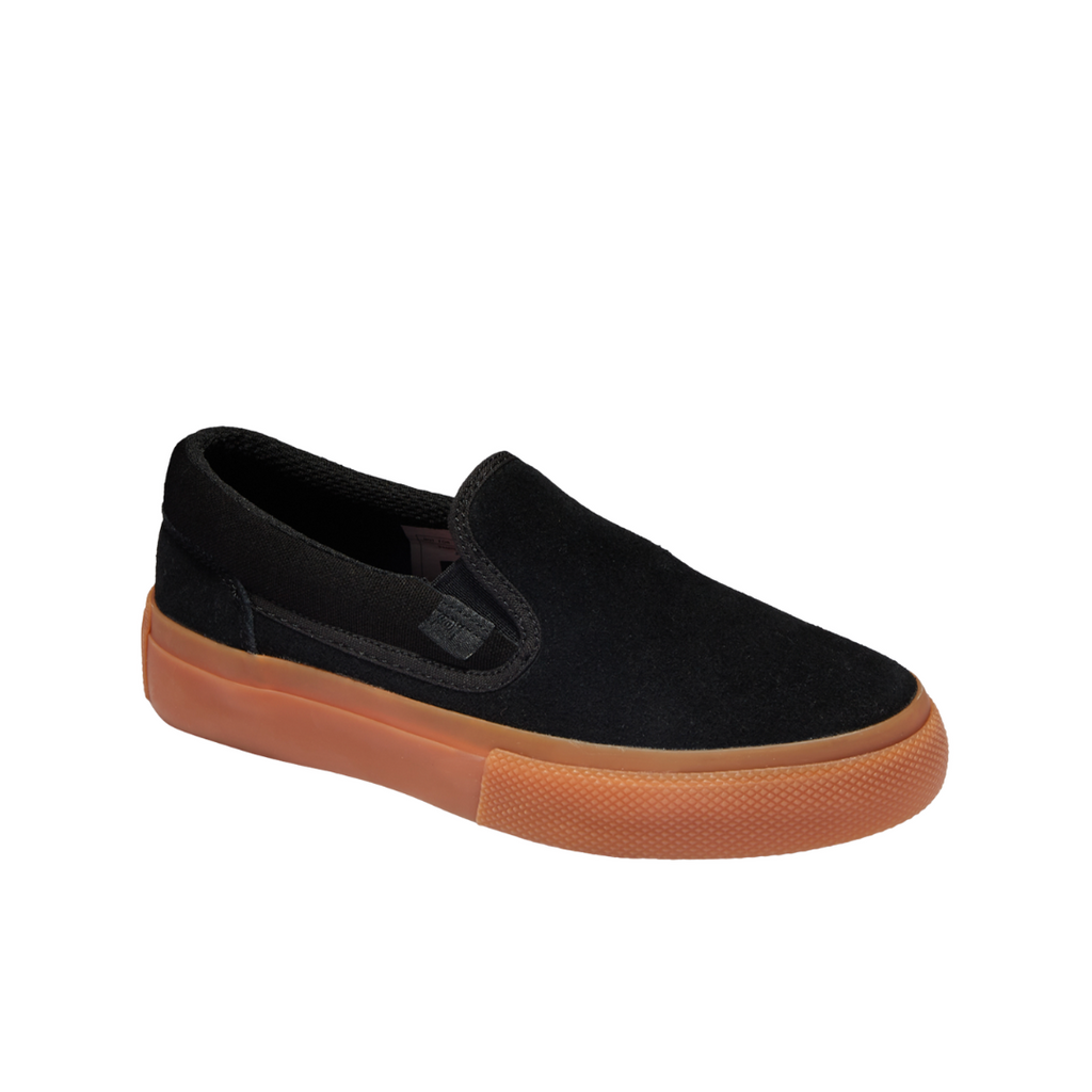 DC Manual Slip On SD Youth Shoes - Black / Gum