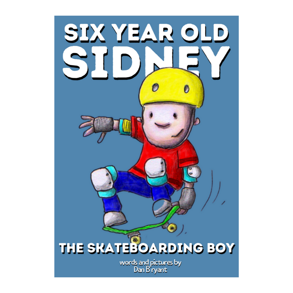Six Year Old Sidney - The Skateboarding Boy - by Dan Bryant