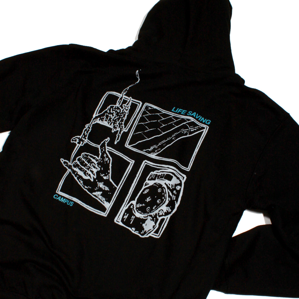 Campus X French Collaboration  Hoodie - Black
