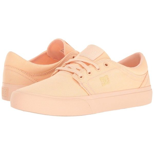 DC Trase TX Youth Skate Shoes - Peaches