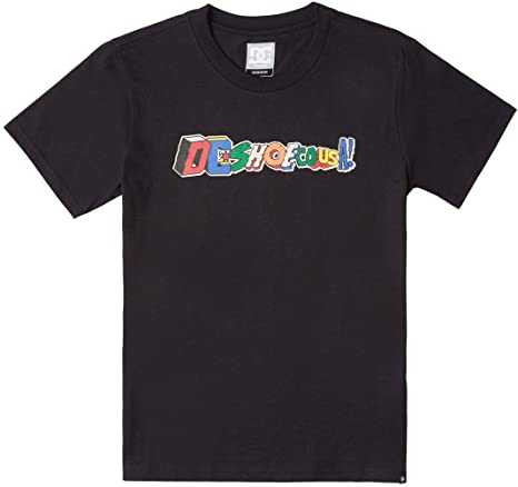 DC Jumble Up Youth T Shirt - Black