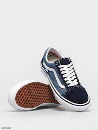 Vans Skate Old Skool Pro Shoes - Navy / White