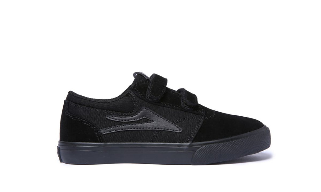 Lakai Griffin Youth Skate Shoe - Black/Black