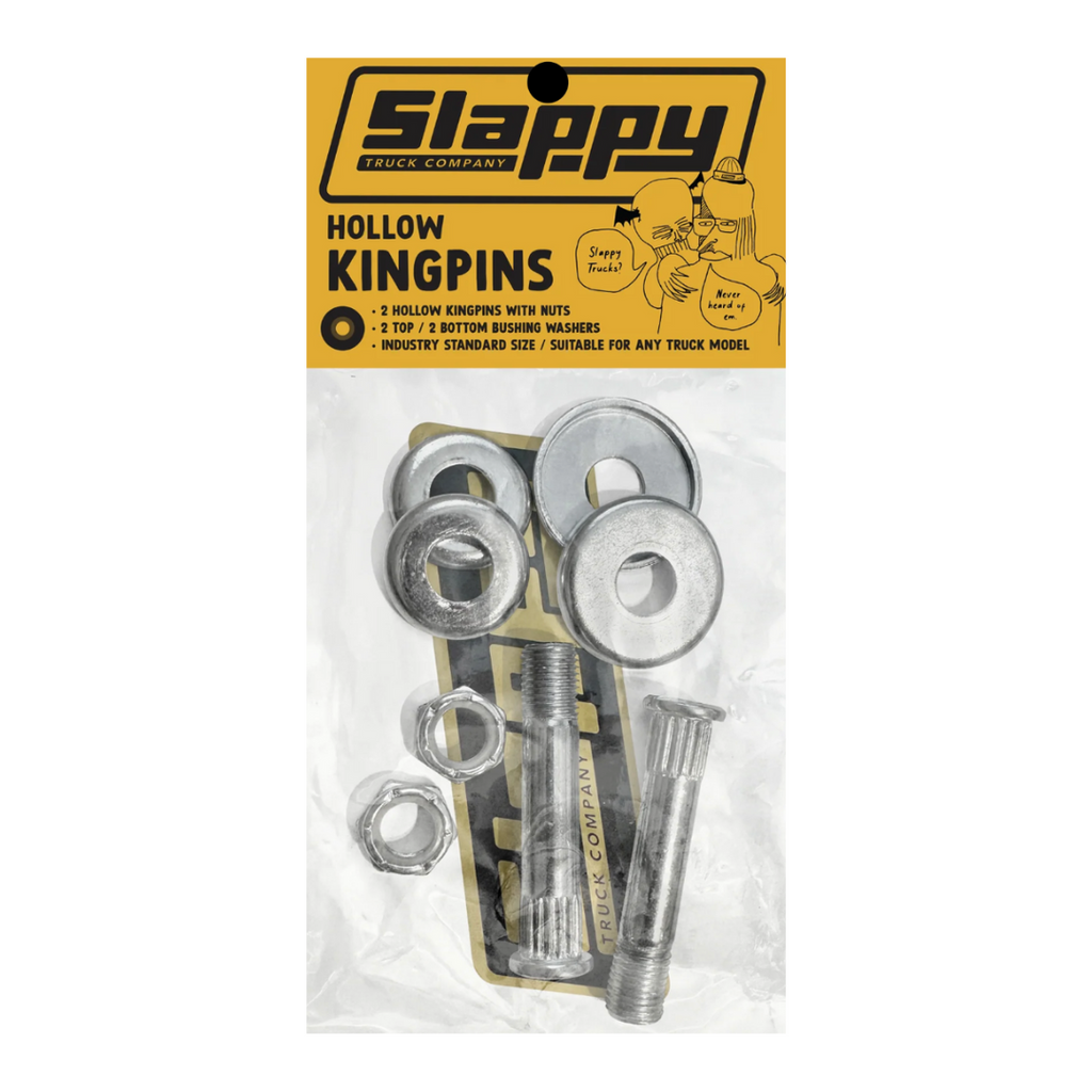 Slappy Trucks - Standard Hollow Polished Kingpin - 0/S