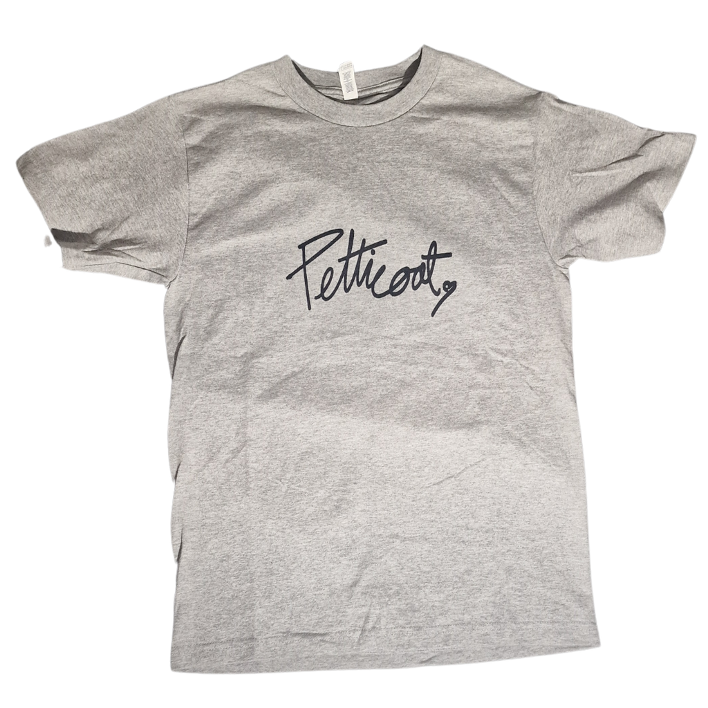 PETTICOAT. - Logo Tee - Grey