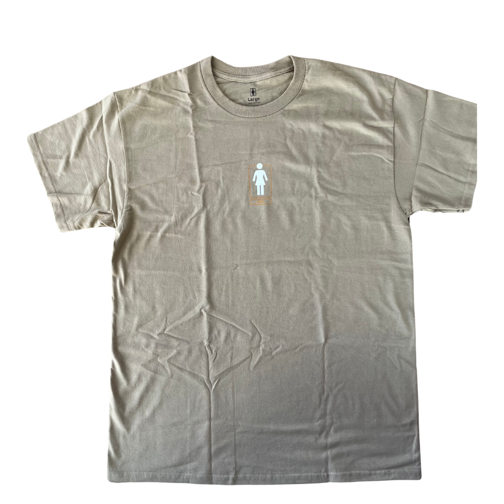 Girl Skateboards - Shacky OG T-Shirt - Tan/Brown