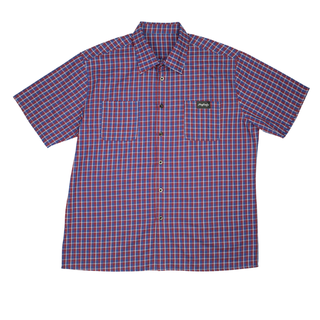 Baglady -  Red/Blue Plaid Workwear Shirt