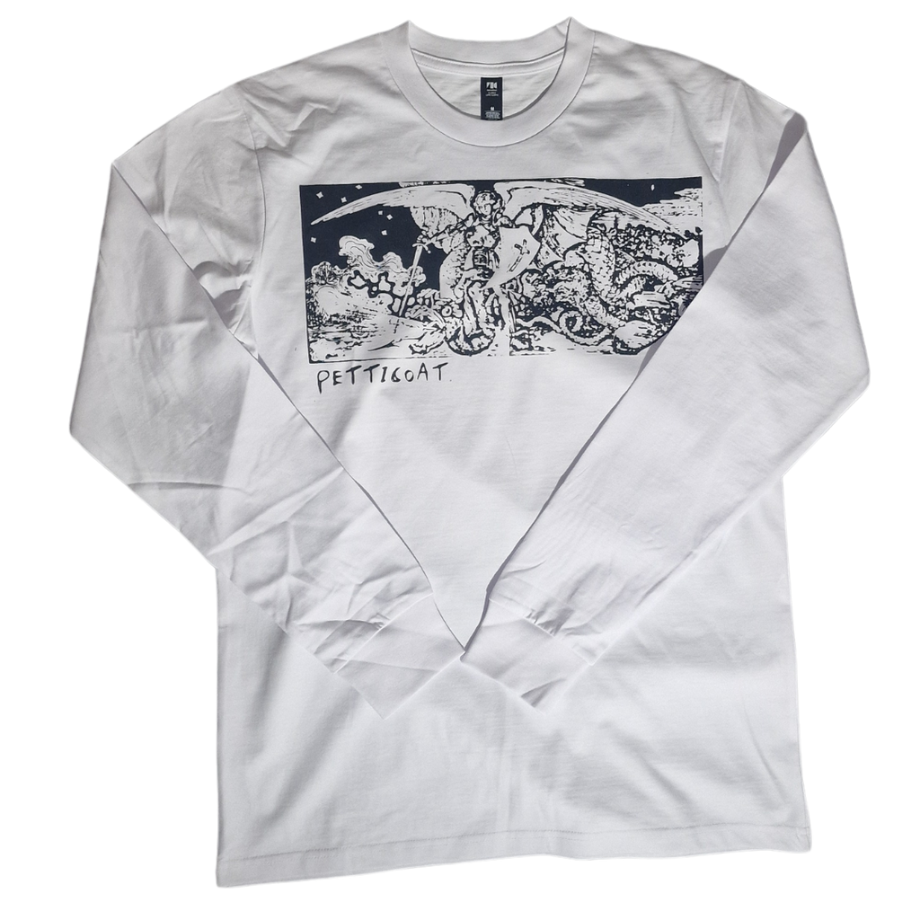 PETTICOAT. - Sword Style Long Sleeve Tee - White