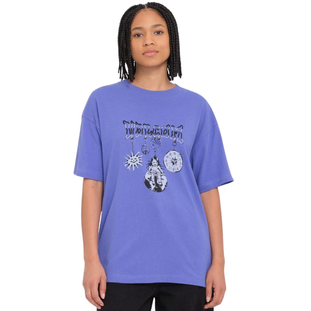 Volcom Featured Artist 'Keutchi' T-Shirt - Ballpoint Blue