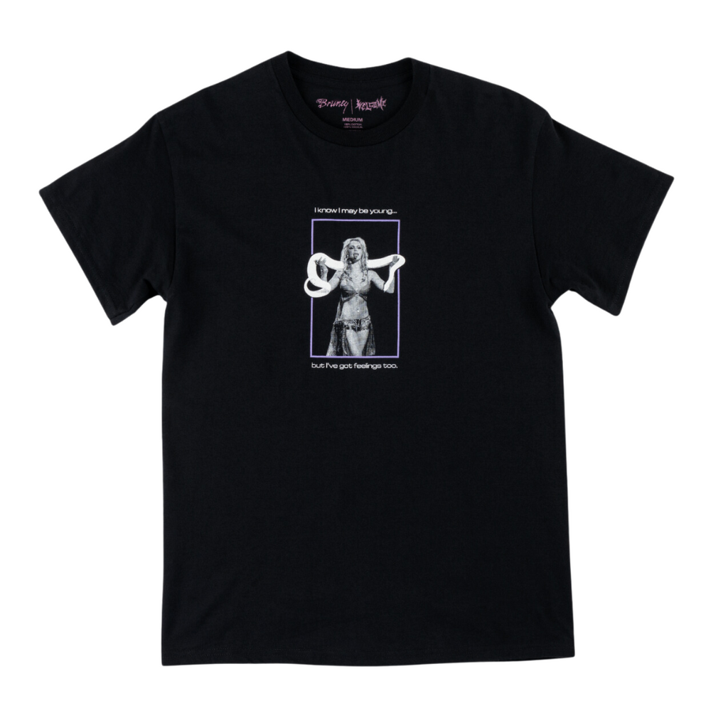 Welcome X Britney - Princess Tee - Black