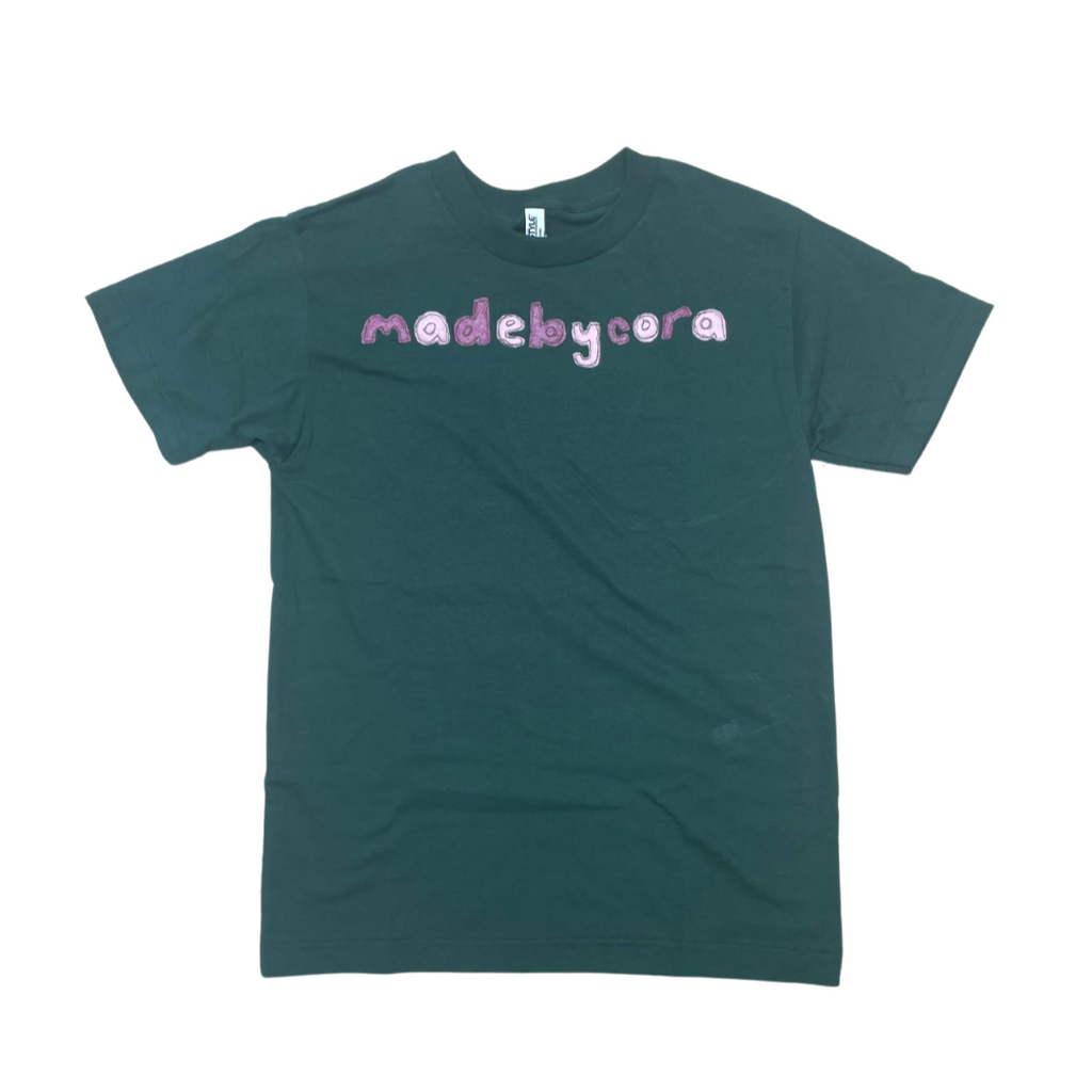 Made By Cora - Embroided Logo T-Shirt - Green