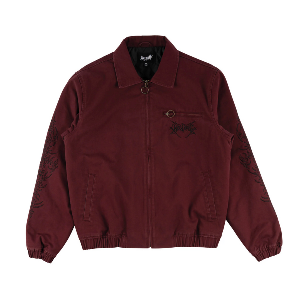 Welcome Skateboards - Epoch Embroided Twill Harrington Jacket - Plum