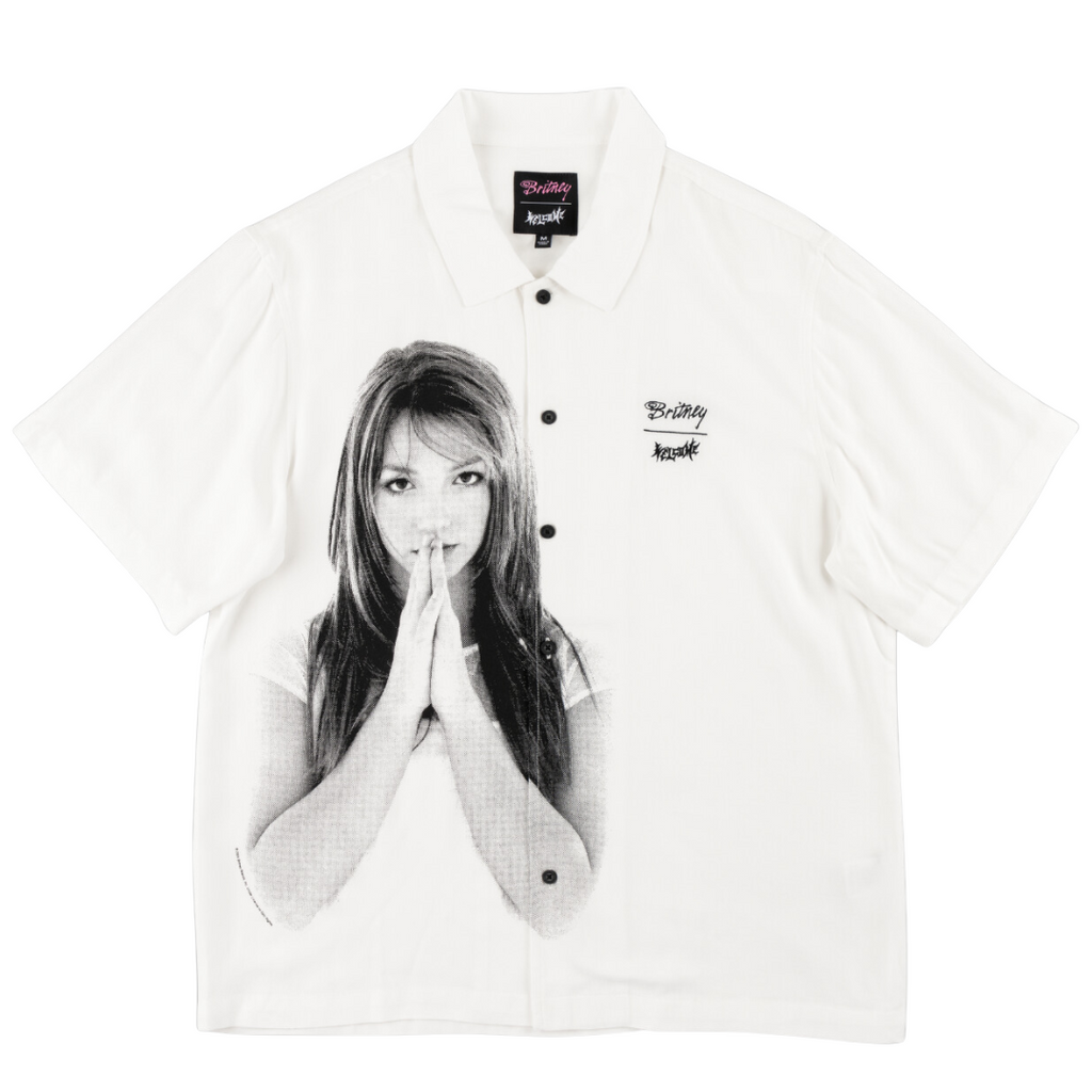 Welcome X Britney - Rayon Photo Shirt - White