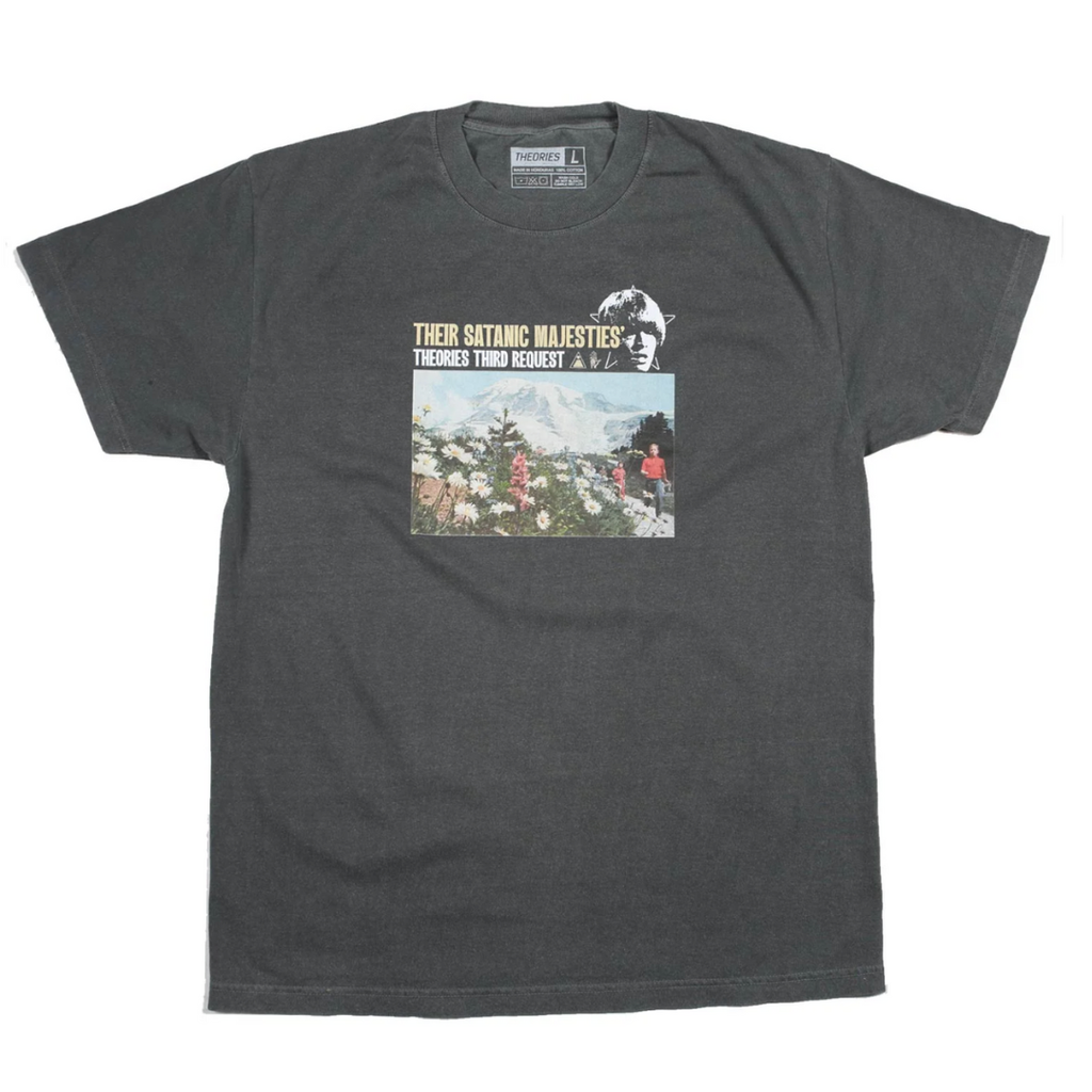 Theories - 'Majesties' Garment Dyed Tee - Black