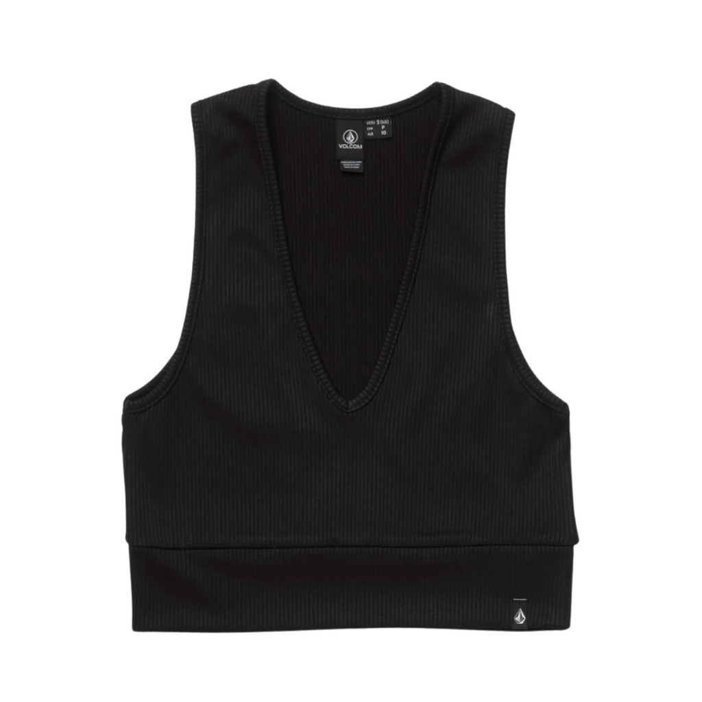 Volcom - 'Gimmestank' Rib Top - Black