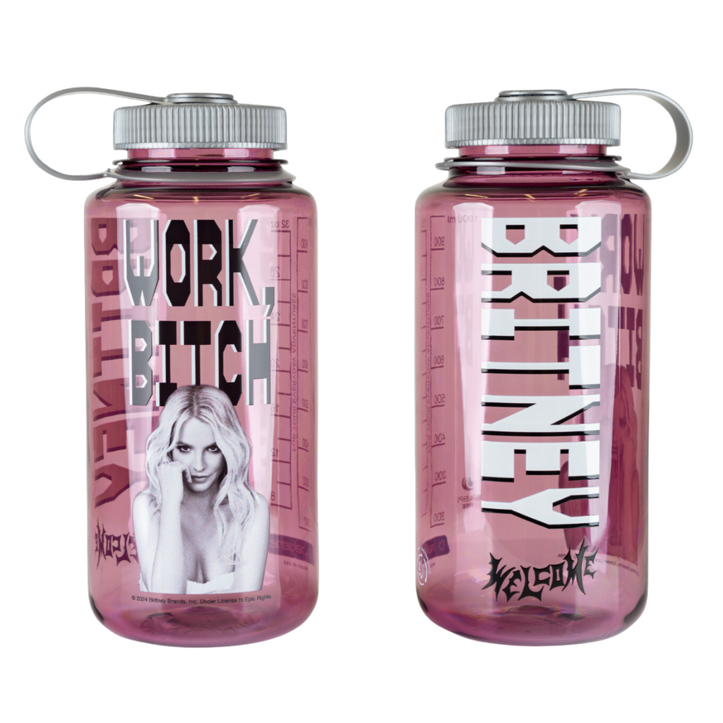 Welcome X Britney - Work B*tch Naglene Bottle - Pink