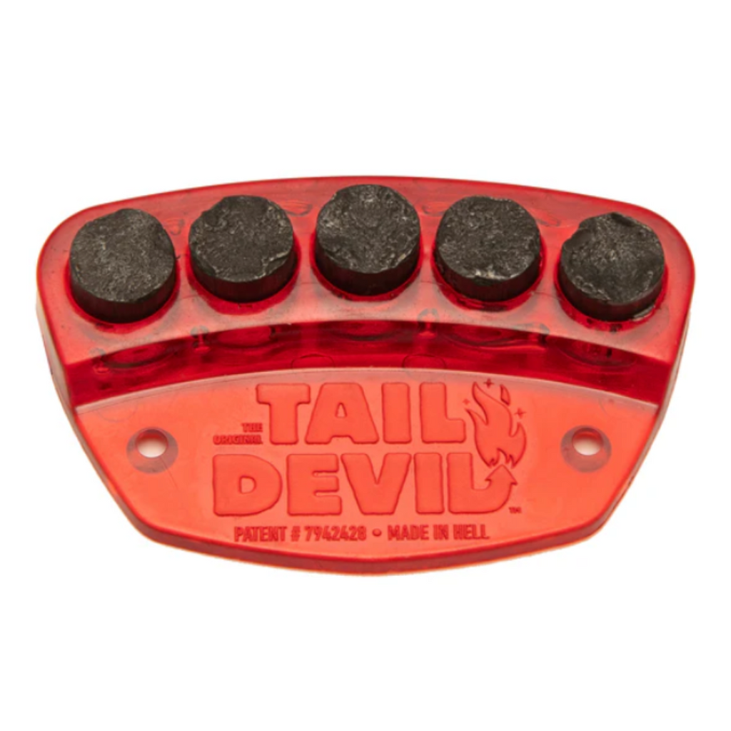 Tail Devil - Skateboard Spark Plate - Red