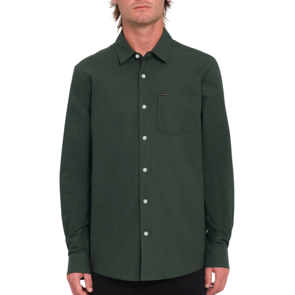 Volcom - Veeco Oxford Long Sleeve - Dark Forest