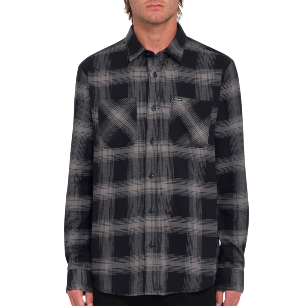 Volcom - Netastone Flannel Long Sleeve - Black