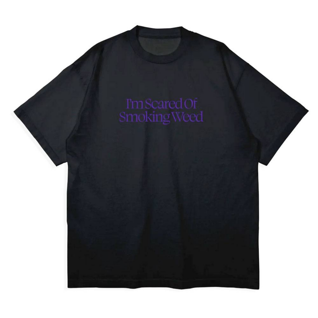 Jacuzzi Unlimited Scared Weed Skate T-Shirt - Black/Purple