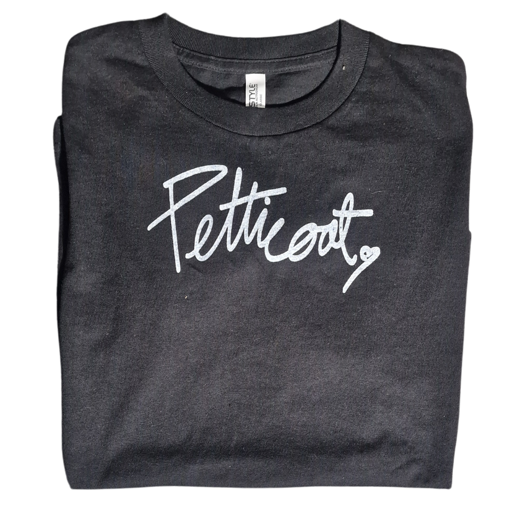 PETTICOAT. - Logo Tee - Black