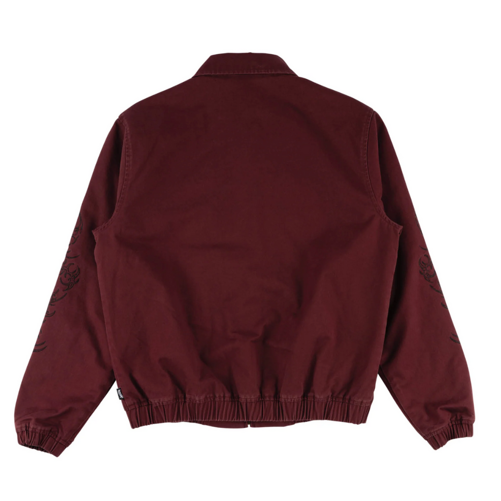 Welcome Skateboards - Epoch Embroided Twill Harrington Jacket - Plum