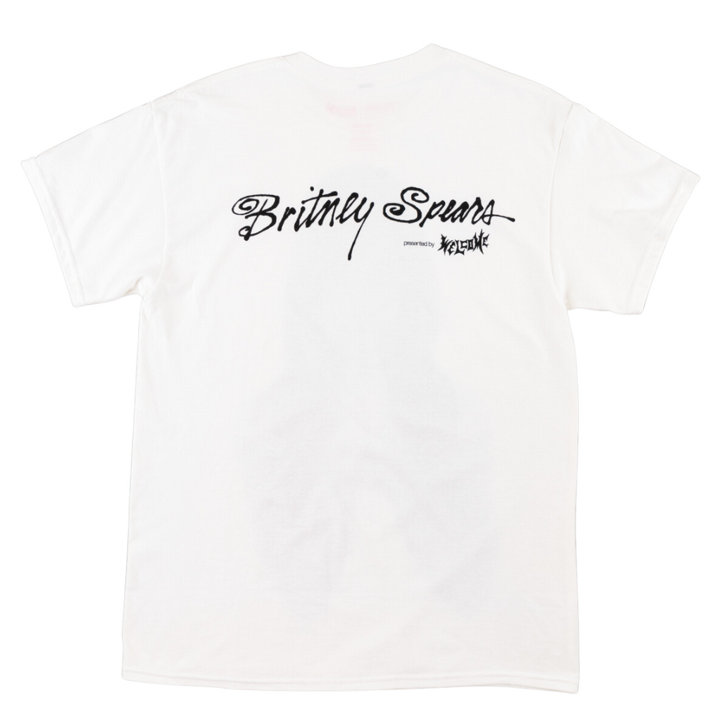 Welcome X Britney - Believe Tee - White