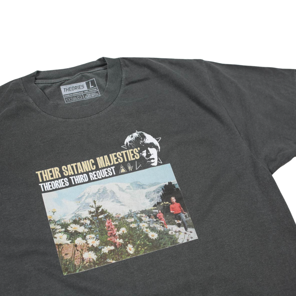 Theories - 'Majesties' Garment Dyed Tee - Black