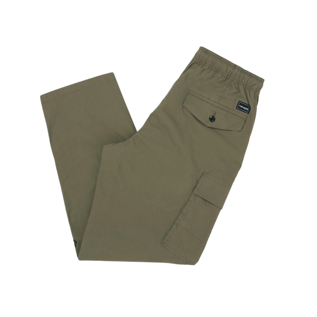 Volcom - Elasticated Waist Tapered Billow Cargo - Wintermoss