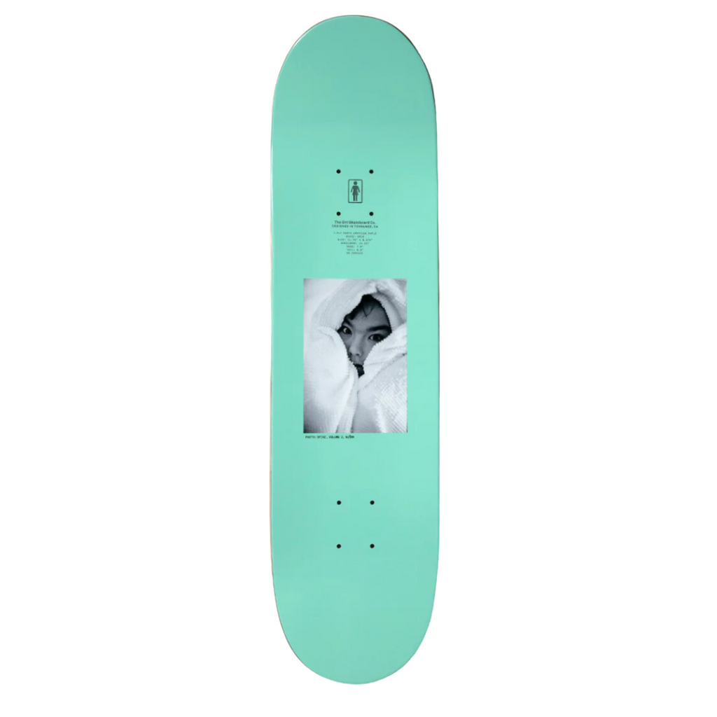 Girl Skateboards 'Shot By Spike Jones' - Bjork - 8.375" - Grey