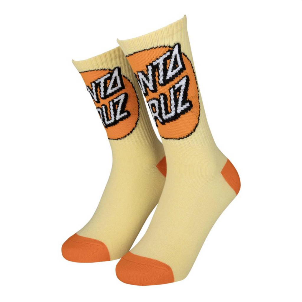 Santa Cruz - Youth Socks O/S Dot (2 pack) - Iguana & Butter