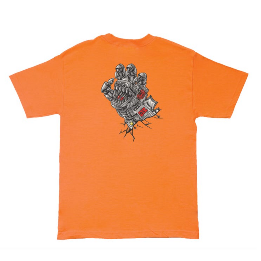 Santa Cruz - Youth Godzilla Mecha Hand T-Shirt - Texas Orange
