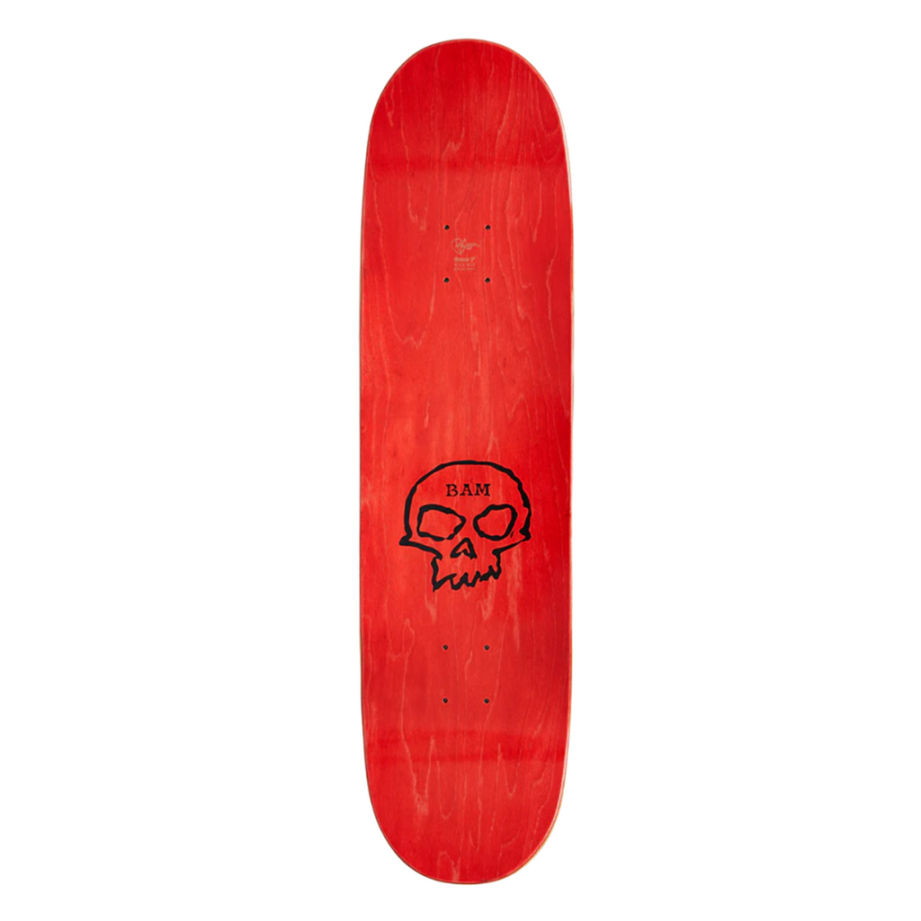 Zero X Bam Margera - 'Single Skull' Deck - 8.5"