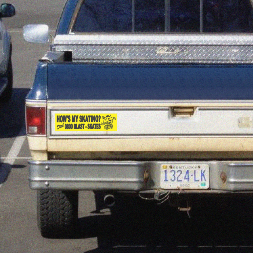 Blast Skates -  Acid Blaster Bumper Sticker