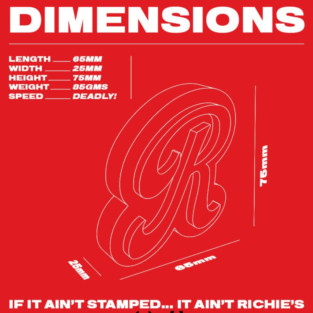Richie's Skate Wax - 'R' Wax - Red