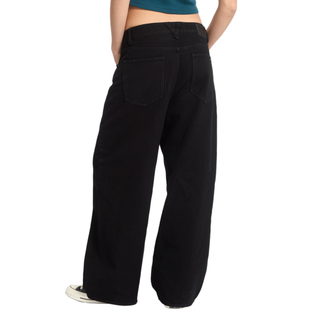 Volcom - 'Beeggy' Denim Jeans - Black Combo
