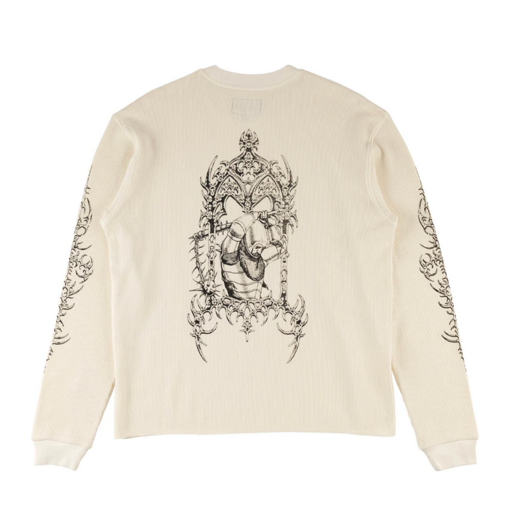 Welcome Skateboards - Gallant Pigment-Dyed Thermal L/S - Bone