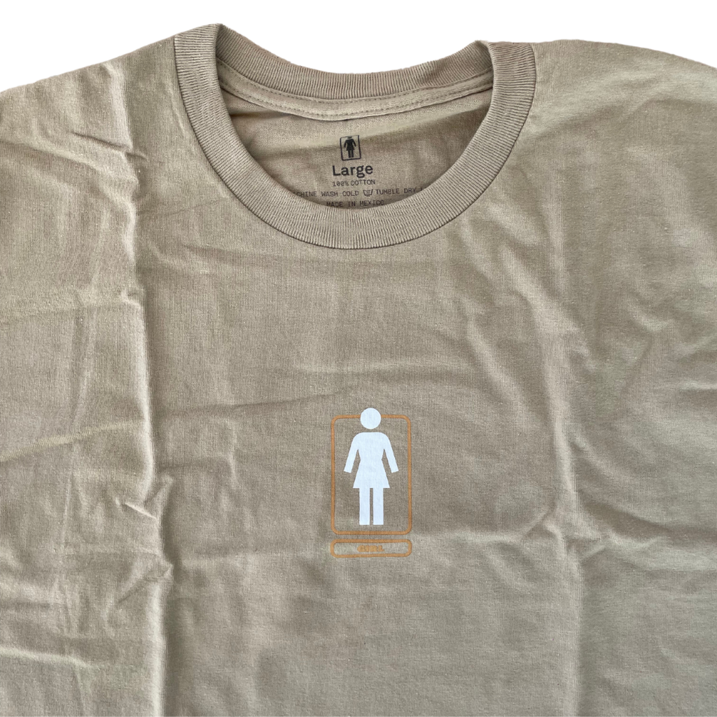 Girl Skateboards - Shacky OG T-Shirt - Tan/Brown