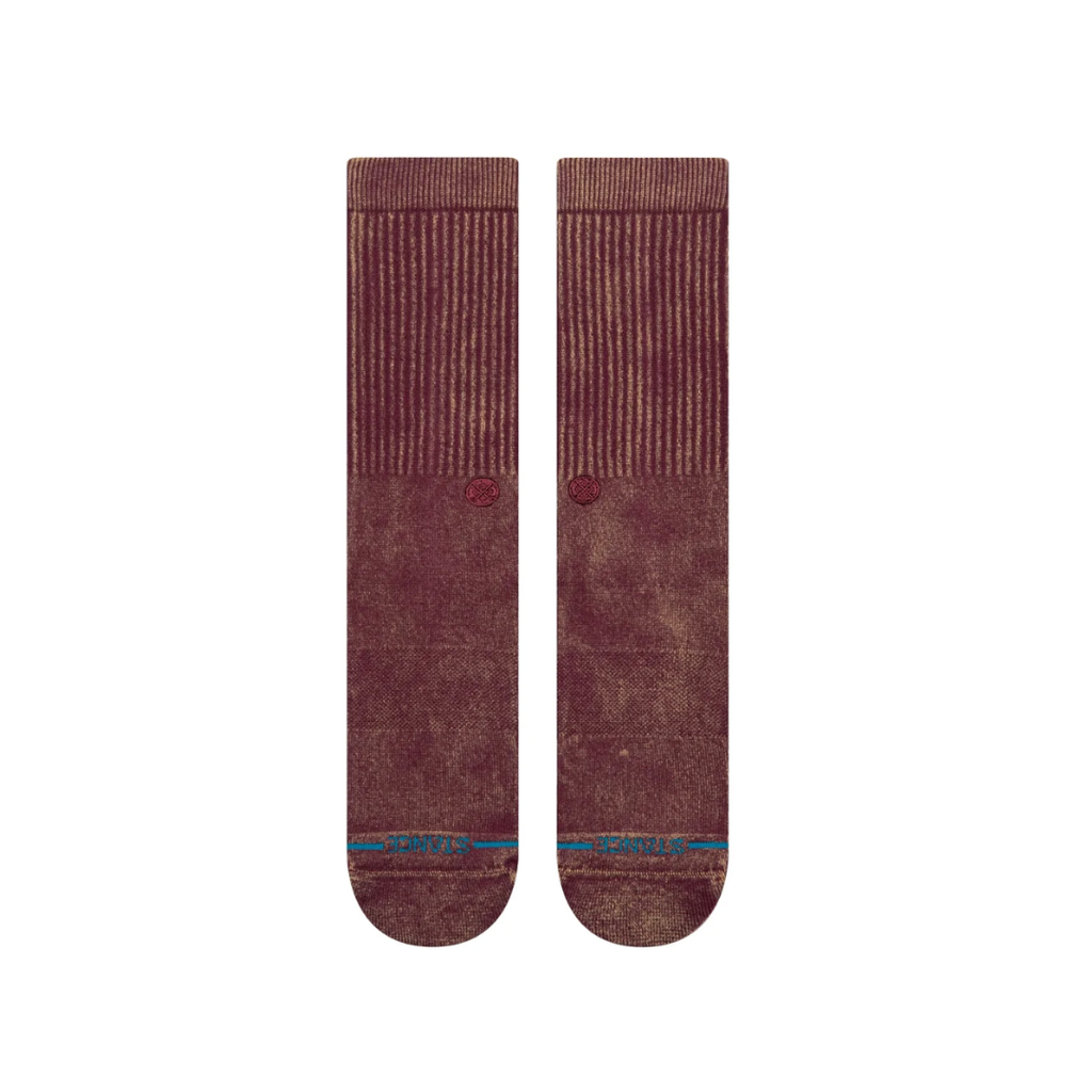 Stance Socks - 'Icon Dyed Crew' - Fig
