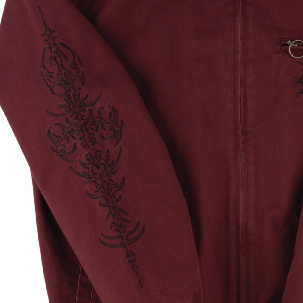 Welcome Skateboards - Epoch Embroided Twill Harrington Jacket - Plum