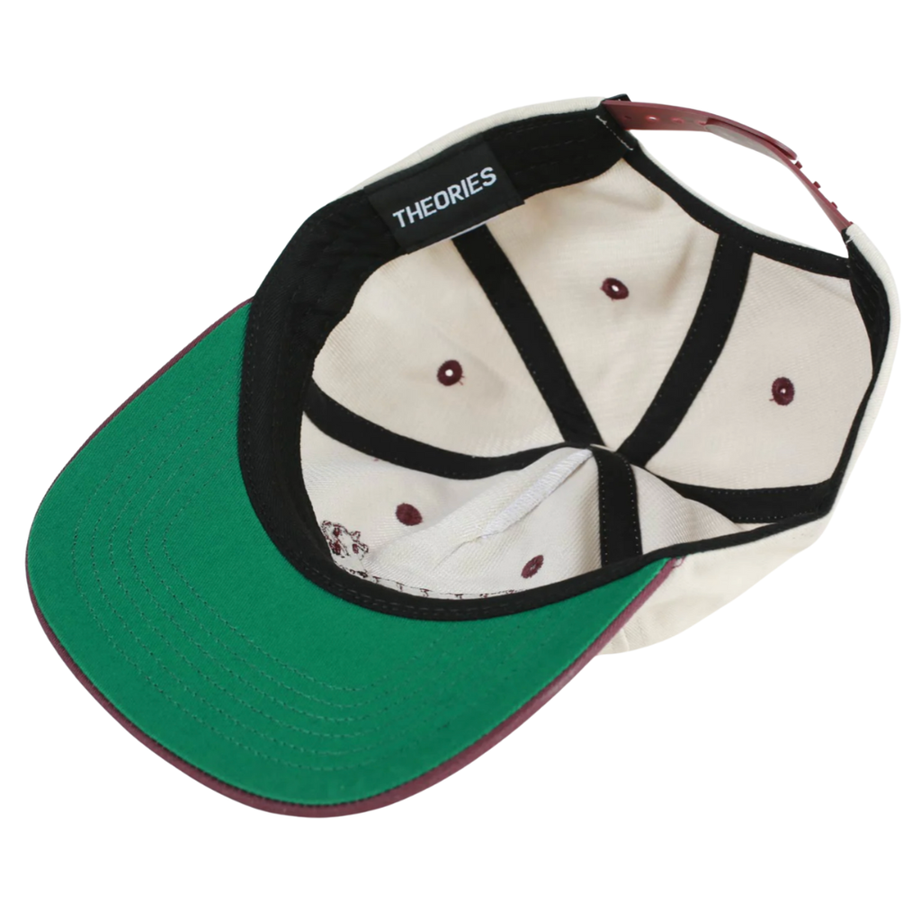 Theories - 'Conscious Kitty' Snapback Hat - Wine/Stone