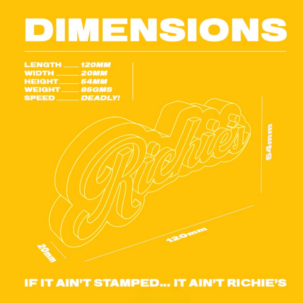 Richie's Skate Wax - Signature Skateboard Wax - Yellow