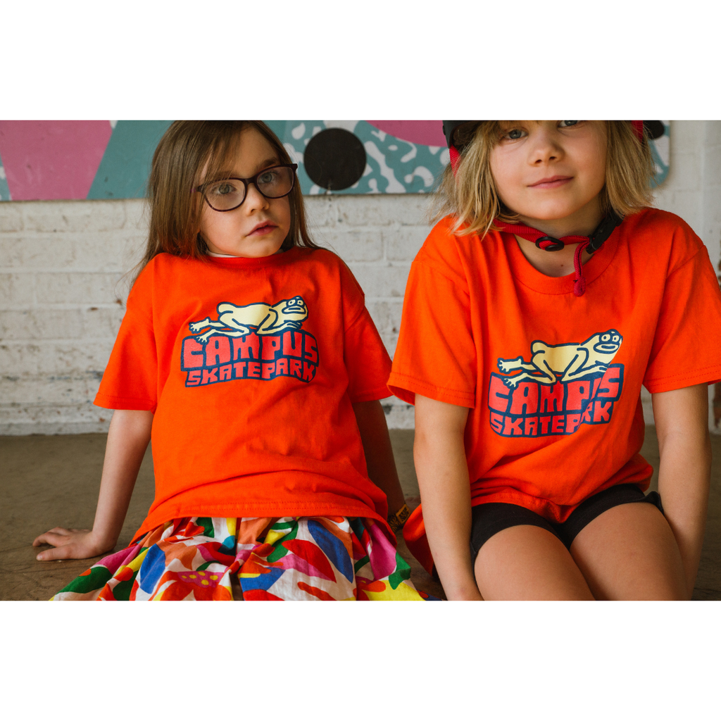 Campus X Mike O'Shea Collab - Youth T-Shirts - Orange